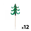 Family Falatka pálcika - karácsonyfa - 8,5 cm - 12 db / csomag