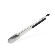 Family Grill csipesz - 34 cm - rozsdamentes acél / fekete kerti sütés és főzés