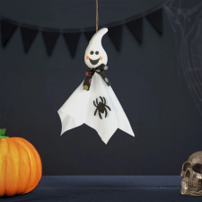 Family Halloween-i dekoráció - felakasztható - szellem - 48 x 44 cm, 56594C dekoráció