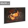 Family Halloween-i LED-es hangulatkép - fali akasztóval, 2 x AA, 40 x 30 cm (58400)
