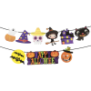 Family Halloween-i papír girland - többféle motívummal - 3,5 m, 58169