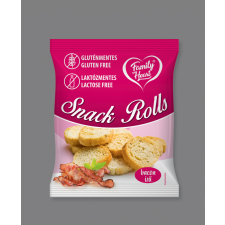 Family Heart glutén-és laktózmentes Snack Rolls bacon ízű 40 g reform élelmiszer