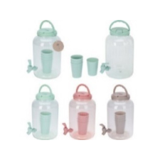  Family italadagoló műa. 3,75L 14X27,5CM + 4 POHÁR termosz