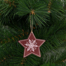 Family Karácsonyfadísz - csillag - akasztható - 9,6 x 9,3 cm (58247E) karácsonyfadísz