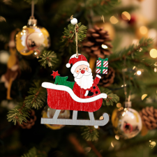 Family Karácsonyfadísz - Mikulás - akasztható - 21,5 x 11,5 cm karácsonyfadísz