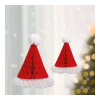 Family Karácsonyi dekor - 3D, papír - mikulássapka lampion