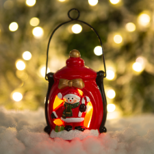 Family Karácsonyi LED-es lámpás - 3 féle - 7,5 x 11,5 cm karácsonyi dekoráció
