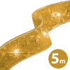 Family Karácsonyi LED-es szalag - arany - 5 m x 5 cm - 50 LED - USB