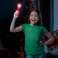 Family Karácsonyi LED lámpa színes LED-es 13,5 cm karácsonyi dekoráció