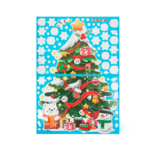 Family Karácsonyi matrica szett - karácsonyfa - 62 x 70 cm karácsonyi dekoráció