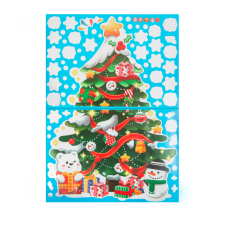 Family Karácsonyi matrica szett - karácsonyfa - 62 x 70 cm (58533) karácsonyi dekoráció