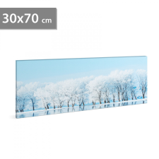 Family LED-es fali hangulatkép - téli táj - 2 x AA, 70 x 30 cm (58480A) karácsonyfa izzósor