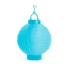 Family LED-es lampion - 1 LED - kék - 2 x AAA