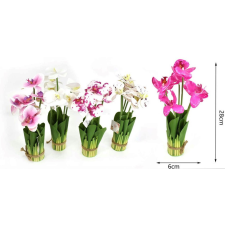  Family művirág orchidea 28x6cm 4f. kerti tárolás