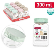  Family tároló 300ml átlátszó műanyag csavaros tetejű papírárú, csomagoló és tárolóeszköz