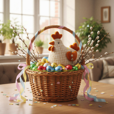 Family Textil dekoráció - tyúkanyó - 18 cm, 11568 dekoráció