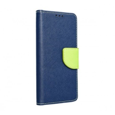 Fancy Samsung A526 Galaxy A52/A52s flip tok kék-lime (53615) (FA53615) - Telefontok tok és táska