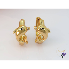  Fanna antiallergén Xp delfines fülbevaló-18K fülbevaló