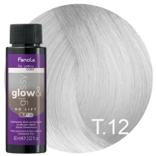 Fanola No Yellow Glow & Glossy T.12 toner 60 ml hajfesték, színező
