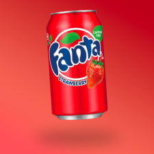 Fanta Strawberry eper ízű szénsavas üdítőital 355ml üdítő, ásványviz, gyümölcslé