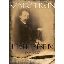FAPADOSKONYV.HU Szabó Ervin levelezése IV. kötet egyéb e-könyv