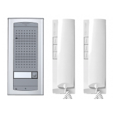 FARFISA Kaputelefon szett, 2 lakásos, audiós, Duo Easy technológiával ellátva kaputelefon