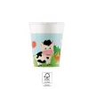  Farm Party papír pohár 8 db-os 200 ml FSC
