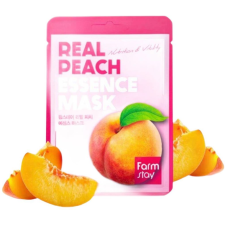 FARM STAY Real Peach Essence Mask 23 ml (8809809800307) arcpakolás, arcmaszk