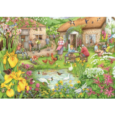 Farmári kávézója a völgyben puzzle 1000 darabos puzzle, kirakós