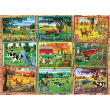 Farmon Pillanatképek puzzle - 1000 darabos COBBLE HILL puzzle, kirakós