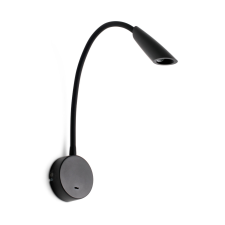 Faro Boken fekete LED fali lámpa (FAR-41032) LED 1 izzós IP20 világítás