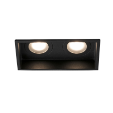 Faro Hyde SQ fekete beépíthető lámpa (FAR-40125) GU10 2 izzós IP44 világítás