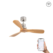 Faro Mini Lantau S nikkel-barna fényforrás nélküli mennyezeti ventilátor (FAR-33509DCWP)   IP20 ventilátor