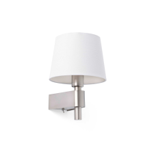 Faro Room nikkel-fehér fali lámpa (FAR-29974) E27 1 izzós IP20 világítás