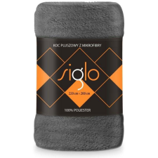 Faro Siglo Mikroplüss pléd, sötétszürke, 200×220 cm (5907750588534) lakástextília