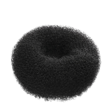  Fashion kontybetét fánk (10 cm) fekete hajformázó