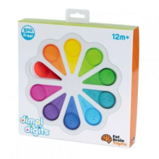 Fatbrain Fat Brain Toys: Nyomogatható szilikon virág számokkal (F275EN) (F275EN) kreatív és készségfejlesztő