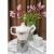 Fatima 4 személyes Kalocsai porcelán kávéfőző (FATIMA-KALOCSAI)