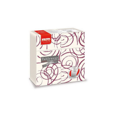 Fato Airlaid szalvéta Quick Pocket 40x40cm Magie bordeaux 40 lapos lakástextília