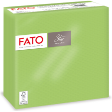 Fato Szalvéta 2 rétegű 38 x 38 cm 40 lap/cs Fato Star zöldalma_82991500 higiéniai papíráru