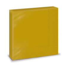 Fato Szalvéta, 33x33cm, arany, 2 rétegű, 20 lap/csomag, 30 csomag/karton asztalterítő és szalvéta