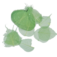  Fátyol levél zöld 100db-os dekorációs kellék