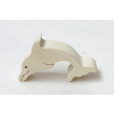 Fauna fából készült delfin figura játékfigura