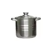  Fazék Inox 9 Literes Üveg Fedővel 24cm (84/rkl)