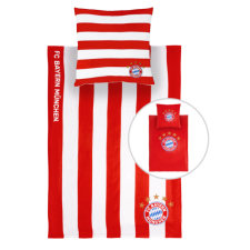 FC Bayern München Ágyneműhuzat garnitúra STRIPE, FC Bayern München flanel lakástextília