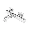  FDesign Meandro FD1-MDR-1-11 kádkeverő csap, 1/2'', látható szerelés, zuhanyváltó, vízkőmentes, króm