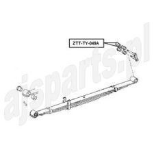 FEBI BILSTEIN csapágypersely laprugó 52,5mm,gumi/fém autóalkatrész