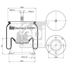FEBI BILSTEIN Felfüggesztés, motor FEBI BILSTEIN 45808 kormányvezérlő és kiegészítői