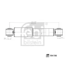 FEBI BILSTEIN lengéscsillapító 194198 autóalkatrész