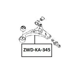 FEBI BILSTEIN lengőkar kerékfelfüggesztés első tengely bal,acéllemez,csapággyal autóalkatrész